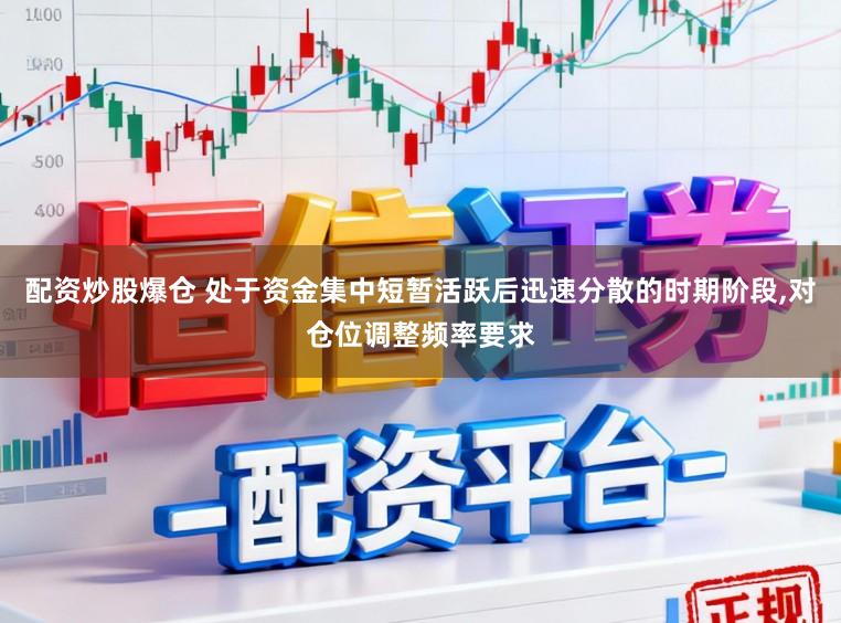 配资炒股爆仓 处于资金集中短暂活跃后迅速分散的时期阶段，对仓位调整频率要求