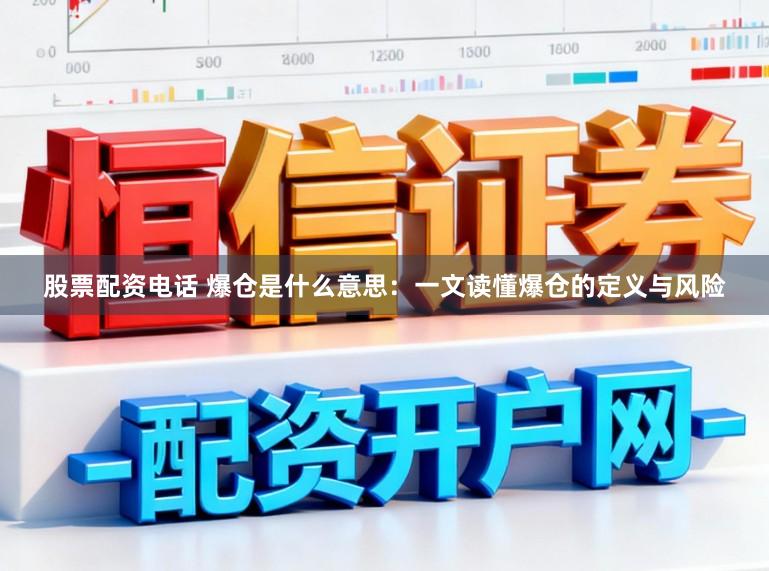 股票配资电话 爆仓是什么意思：一文读懂爆仓的定义与风险